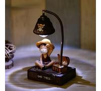 Luce notturna a LED 3D One Piece Rufy, lampada da tavolo anime per l'arredamento dell'ufficio studio - Fantastico regalo di compleanno di Natale per i fan Uomini Donne
