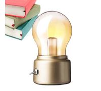 Luce notturna a LED, lampada da tavolo notturna, Lampadina LED ricaricabile, Lampadina nostalgica adatta agli occhi per la cameretta dei bambini, il bar, il soggiorno, la camera da , la sala studio