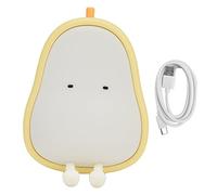 Luce Notturna a LED Simpatica Illuminazione Notturna a Forma di Pera Lampada da Notte in Silicone Lampada da Tavolo Luce Calda Decorazione della Camera da Letto Per Bambini E Bambine