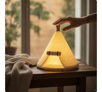 Luce Notturna a Tenda Tre Livelli di Luminosità Lampada a Cono Timer 30 Minuti