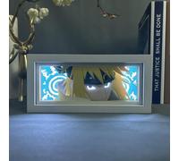 Luce Notturna Anime Namikaze Minato Figura per Camera Da Letto Lampada Decorativa Led Anime Atmosfera Lampada Da Tavolo
