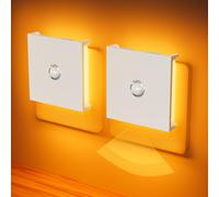 ✅Luce Notturna Bambini 2 Pezzi Lucina Notte con Sensore Movimento 1800K da Presa