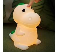 Luce Notturna Bambini Dinosaur, 7 Colori Luminosità Regolabili Luce Notturna a LED per Bambini, Dimmerabile Luce Touch Lampada da Comodino USB, Lampada Decorativa per La Stanza dei Bambini, Regalo