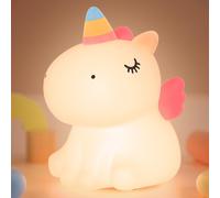 Luce Notturna Bambini Unicorno Ricaricabile Tipo C Luminosità Regolabile con
