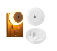 Luce notturna con sensore rotondo | Lampada da notte intelligente con rilevamento ottico - Forniture per l'illuminazione domestica a bassa potenza per camera da , cucina, bagno, scale e corridoio