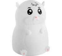 ANSMANN luce notturna per bambini, lampada animale, criceto in silicone, ricaricabile, dimmerabile, diversi colori