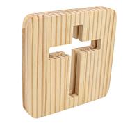 Luce Notturna Croce in Legno con Alimentazione USB Elegante Lampada LED 3D per S [EEK: A]
