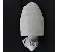 Luce notturna da presa in SELENITE Grezza Pietra degli Angeli Cristalloterapia