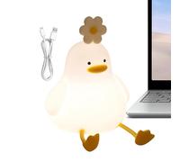 Luce notturna d'anatra, bella lampada d'anatra - Lampada per bambini d'anatra dimmerabile a 3 geni per le - Illuminazione ricaricabile per sala di lettura, salotto, dormitorio, controllo del rubinetto