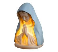 Luce notturna della Vergine Maria, statuetta luminosa per preghiera | Devozionale, luce notturna natalizia, per casa, Natale, compleanno, camera dei bambini, università, camera da letto, comodino