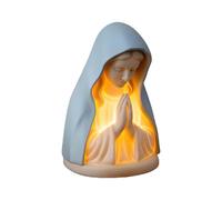 Luce notturna devozionale a LED Virgin Mary | Lampada da tavolo religiosa, bagliore morbido | Ideale per leggere angoli, soggiorni, cucine, corridoi, dormitori, vivai | Accessorio per arredamento per