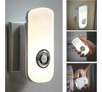 Luce notturna di sicurezza a LED con sensore di movimento PIR ricaricabile da giardino, luce da parete per scale, luci notturne con sensore di movimento, torcia di emergenza a LED portatile.
