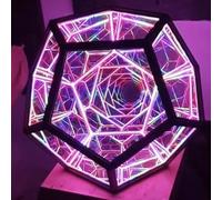 Luce Notturna Dodecaedro, Lampada Artistica a Colori per la Cameretta dei Bambini, Alimentatore USB, Colore Regolabile