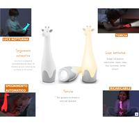 Luce Notturna e Torcia Multicolore 2in1 per Bambini Spegnimento Automatico Cavo