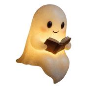 Luce notturna fantasma - Halloween Gh0st Lighht Decorazione, Lampada LED di Design Libro di Lettura | Illuminazione Ambiente Luce notturna Decorativa | Mantello della camera da letto Della
