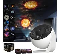 Luce notturna Globing Gunong, Luce notturna Goblin Gunong, Proiettore for lucernario senza pareti, Proiettore stellare Luce galattica, Rotazione a 360°, Proiettore galattico 12 in 1, Proiettore di luc