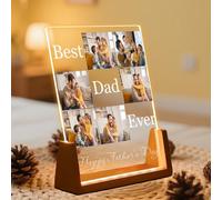 Luce notturna in acrilico personalizzata con foto e canzone, regalo personalizzato per matrimonio, San Valentino, compleanno per moglie, genitori, cornice unica d'amore e regalo dell'amicizia per