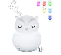 Luce Notturna in Silicone con Speaker Bluetooth Gufo HU HU