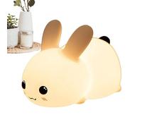 Luce notturna in silicone, con timer, decorazione per la stanza dei bambini, luce notturna da scrivania, per casa, appartamento, soggiorno, cameretta dei bambini, comodino