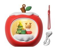Luce notturna - Lampada da scrivania per decorazioni festive, LED ricaricabile con luminosa di frutta 3D, ornamento per le vacanze per letto, tavolo, vivaio, dormitorio, parete della stanza, 9,7x8,6 c