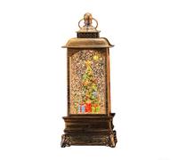 Luce notturna natalizia con interruttore musicale indipendente e opzioni di doppia alimentazione, lampada decorativa per bambini e cortile, migliora l'atmosfera stagionale con luce calda e musica