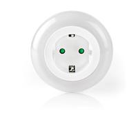 NEDIS Plug-in LED Night Light | Sensore di movimento | Sensore di giorno/notte | 3680 W | 10 lm