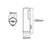 Luce notturna OSRAM NIGHTLUX TORCH, bianca, sensore, batteria IP54 Osram