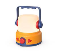 Luce notturna per bambini con altoparlante Bluetooth e lettore di storie, macchina audio ricaricabile 4 in 1 con timer, lanterna da comodino morbida con maniglia brevettata per andare a letto, viaggi