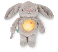 Luce notturna per bambini INGENUITY, peluche a forma di coniglio, peluche Sylvie, risponde al pianto del bambino, musicale, luminosa, rumore bianco e clip per ciuccio