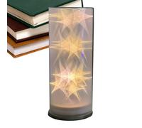 Luce notturna per bambini LED stella romantica decorazioni per feste | Lampada da comodino per comodino, soggiorno, ufficio, dormitorio, appartamento, tavolo, scrivania, mensola, compleanno