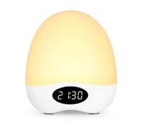 Luce notturna per bambini, luce a forma di uovo per l'allattamento al seno, luce notturna dimmerabile con timer e RGB, sicura e innocua, protegge gli occhi del bambino per l'alimentazione notturna