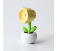 Luce notturna pieghevole portatile per bambini con simpatico cartone animato Reh, illuminazione a LED morbida per andare a dormire e viaggiare (LD33 arancione)