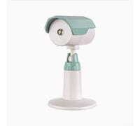 Luce notturna progettata come una fotocamera in miniatura con morbida illuminazione a LED, perfetta per camera da letto o spazi di studio per creare un'atmosfera calda e rilassante (blu e bianco)