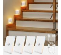 LUCE NOTTURNA SENSORE MOVIMENTO 3 MODALITÀ AUTO ON OFF LAMPADA LED ILLUMINAZIONE