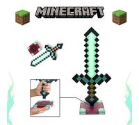 Luce Notturna Soft Minecraft Spada New World Diamond Lampada da Scrivania Gaming [EEK: A]