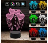 LUCE NOTTURNA stanza bambini LUCE DA NOTTE con nome personalizzabile Lampada led [EEK: A++]