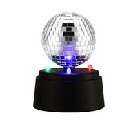 Luce palla da discoteca - rotanti | da discoteca a batteria con lente a mosaico | Luce notturna, palla discografica per danza, celebrazione, scena DJ, festa in casa e
