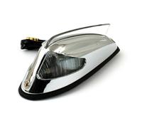 Luce parafango anteriore stile 50-57. cromo, lente trasparente universale