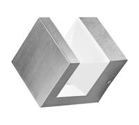 Luce Parete LED OSRAM 3000K Acciaio IP44 Tarenas Wandleuchte 1 Luce 12,5 cm