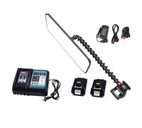 Luce Pdr Per Ammaccature Auto Con Due Batterie Da 6000 Mah E Un Dock Di Ricarica Rapida 12 Regolazione Degli Stili Di Colore Chiaro Pannello A Striscestrumento Per La Riparazione Di Amm(Color:50x20cm)