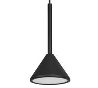 Luce PendELED OSRAM 3000 K In Metallo Lampada Sospensione Nero Ø12 cm