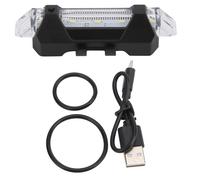 Luce per bicicletta portatile ricaricabile tramite USB, super luminosa, facile da installare per una configurazione rapida durante il tuo vi
