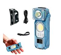 Luce per cappello a clip, impermeabile, ad alta , faro USB | Luce ricaricabile USB per cappello sportivo per zaino da passeggio | Escursionismo, campeggio, pesca all'aperto, ciclismo