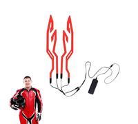 Luce Per Caschi Da Moto - PVC, Luce Per Caschi Ṕer Segnali Di Guida Notturna, Striscia Di Universali Da Una A P̀er Casco | Ďi Guida Notturne P̃er Moto, Ṕ̄ér Çaschi Ďa Bici