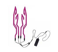 Luce Per Casco Bici - PVC 6x3cm | Lampada Di Sicurezza Ricaricabile | Segnale Di Avvertimento Con Clip Visibilità Notturna Accessorio Ciclismo