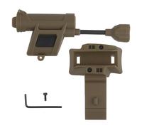 Luce per Casco Tattico Militare con Luce di Segnalazione di Sopravvivenza a Infrarossi Accessori per Casco Supporto Guide ARC Clip per Cinghie(Brown)