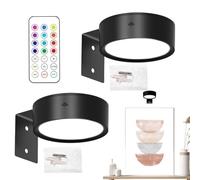 Luce Per Cornici - Illuminazione Arte Pittura Magnetica con Controllo Remoto,Lampada LED per Immagini con 13 Modalità Decorazione Domestica per Camera da Letto Corridoio e Comodino