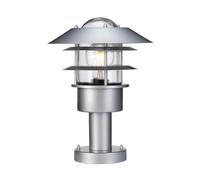 Luce per Esterni Acciaio Inox con Piedistallo Lampada da Giardino Piantana E27