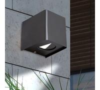 Luce per Esterni Apparecchio Facciata Lampada da Parete LED Nero Effetto di Casa [EEK: Non valutato]