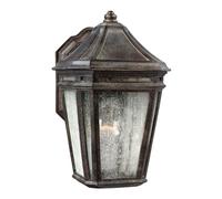 Luce per Esterni Braun Antico Acciaio Vetro IP44 Annata Lampada Lanterna Haustür